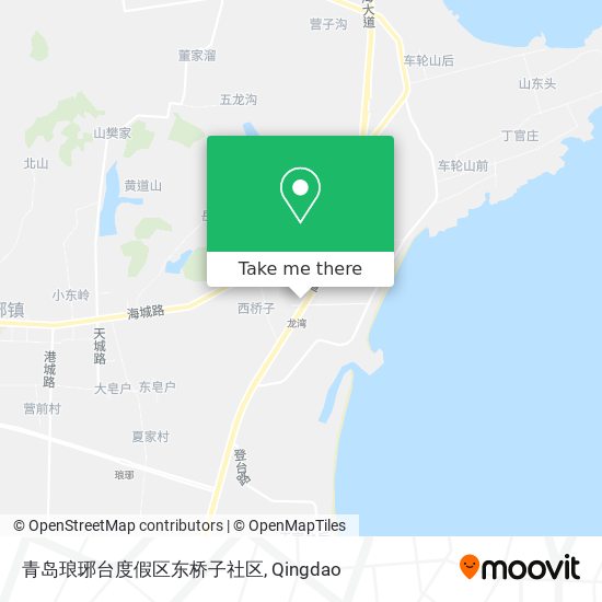 青岛琅琊台度假区东桥子社区 map