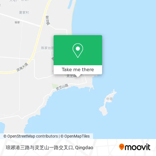 琅琊港三路与灵芝山一路交叉口 map