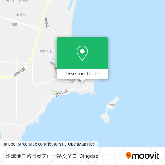琅琊港二路与灵芝山一路交叉口 map