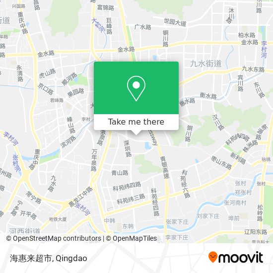 海惠来超市 map