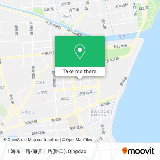 上海东一路/海滨十路(路口) map