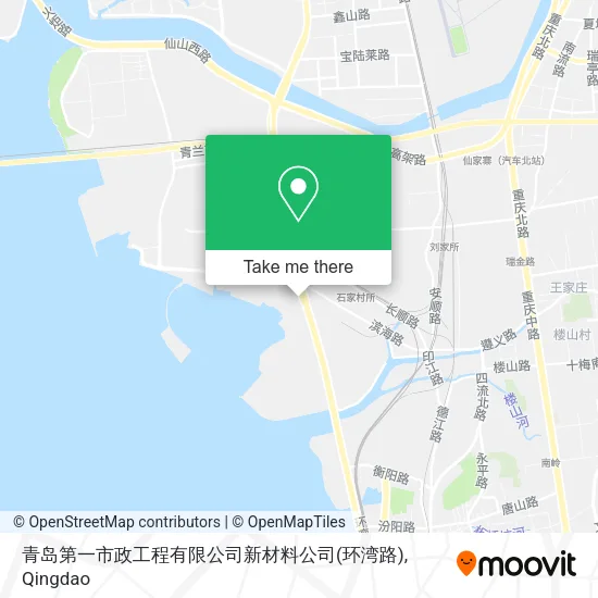 青岛第一市政工程有限公司新材料公司(环湾路) map