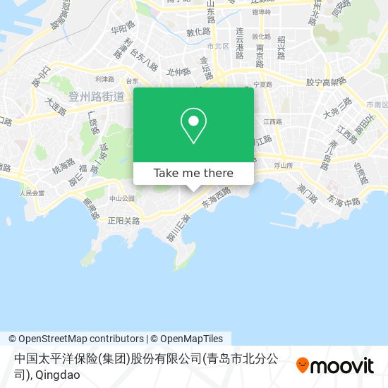 中国太平洋保险(集团)股份有限公司(青岛市北分公司) map