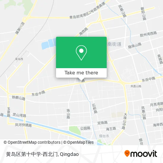 黄岛区第十中学-西北门 map