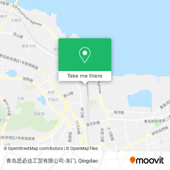 青岛思必达工贸有限公司-东门 map