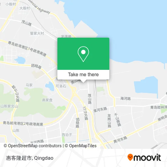 惠客隆超市 map