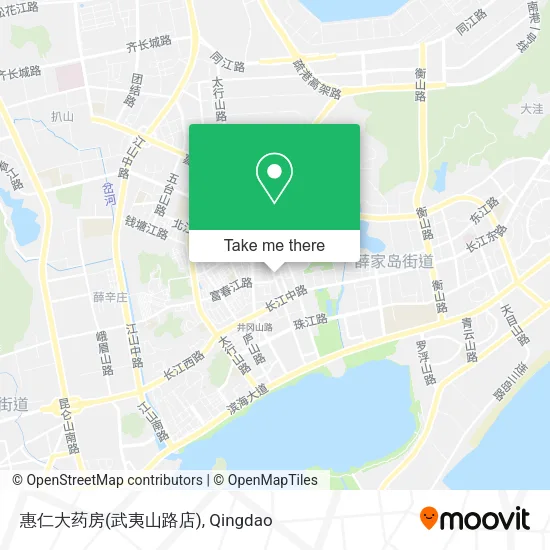 惠仁大药房(武夷山路店) map