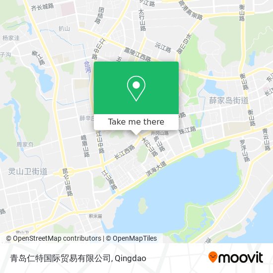 青岛仁特国际贸易有限公司 map