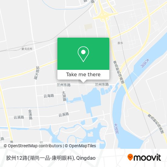 胶州12路(湖尚一品-康明眼科) map