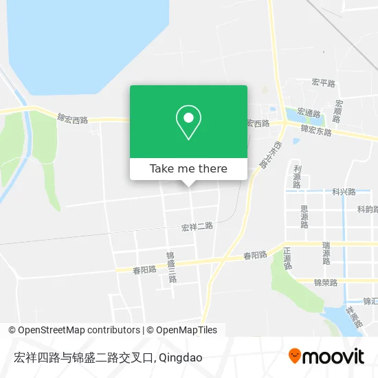 宏祥四路与锦盛二路交叉口 map