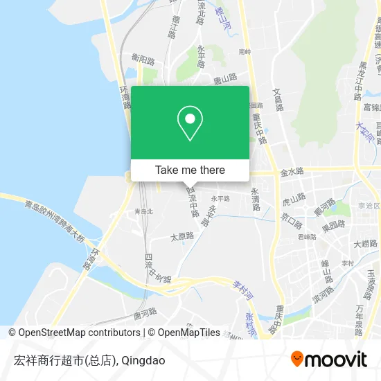 宏祥商行超市(总店) map