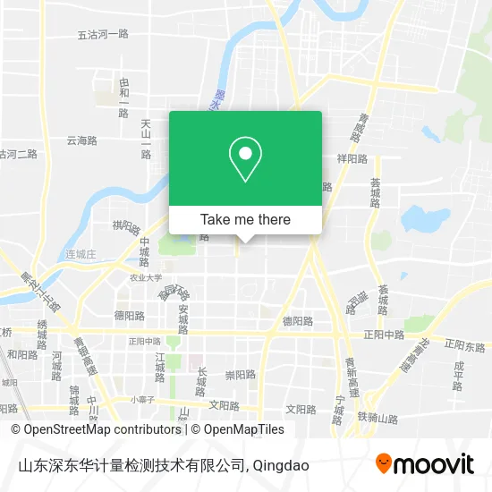 山东深东华计量检测技术有限公司 map