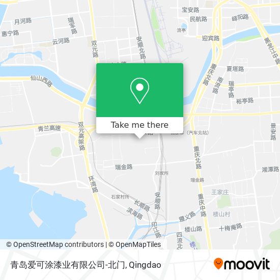 青岛爱可涂漆业有限公司-北门 map
