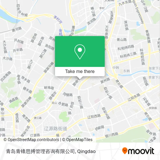 青岛青锋思搏管理咨询有限公司 map