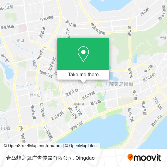 青岛蜂之翼广告传媒有限公司 map