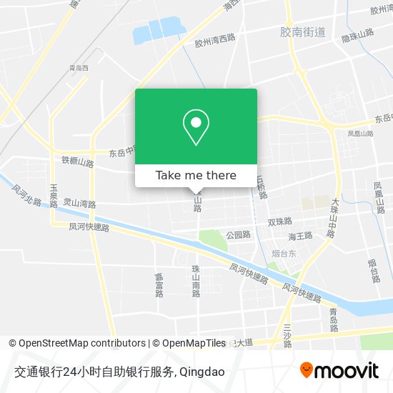 交通银行24小时自助银行服务 map