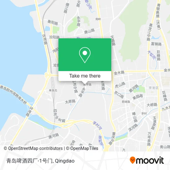 青岛啤酒四厂-1号门 map