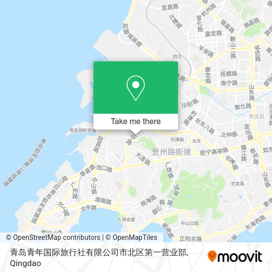 青岛青年国际旅行社有限公司市北区第一营业部 map