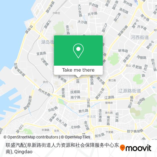 联盛汽配(阜新路街道人力资源和社会保障服务中心东南) map