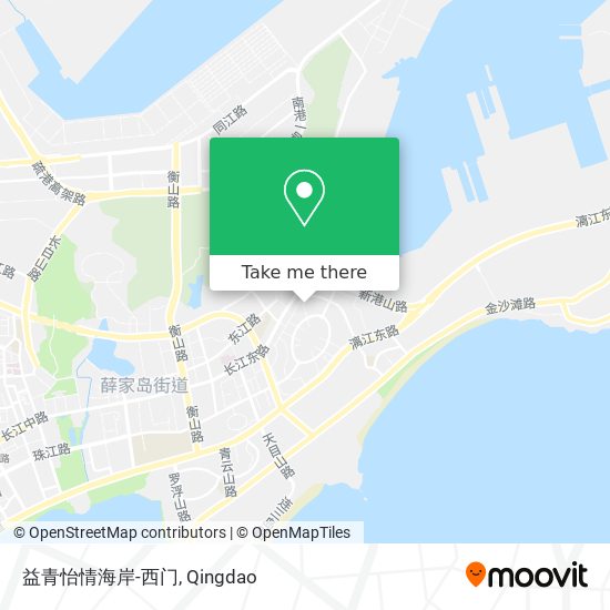 益青怡情海岸-西门 map