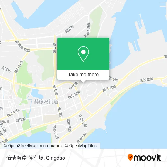 怡情海岸-停车场 map