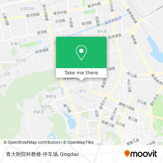 青大附院科教楼-停车场 map