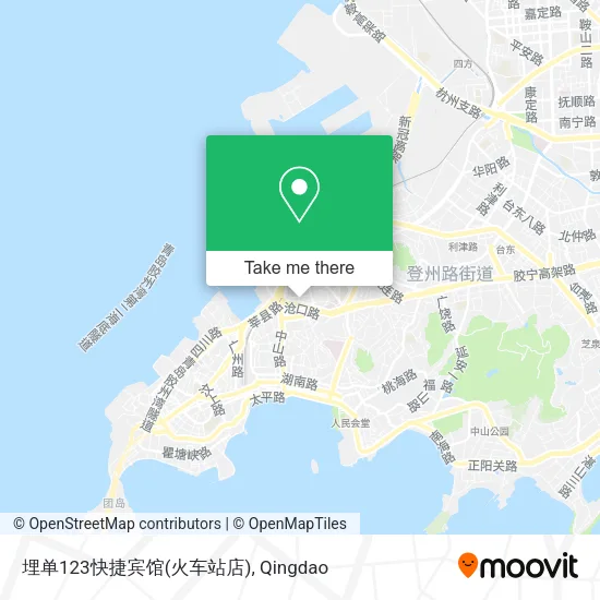埋单123快捷宾馆(火车站店) map
