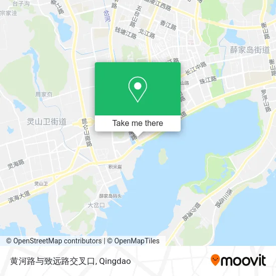 黄河路与致远路交叉口 map