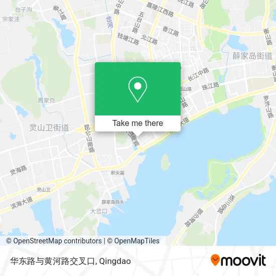 华东路与黄河路交叉口 map