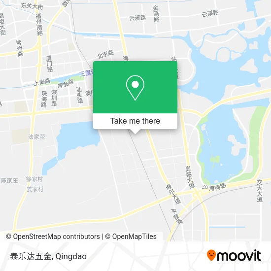 泰乐达五金 map
