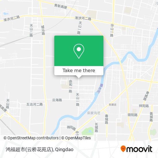 鸿福超市(云桥花苑店) map