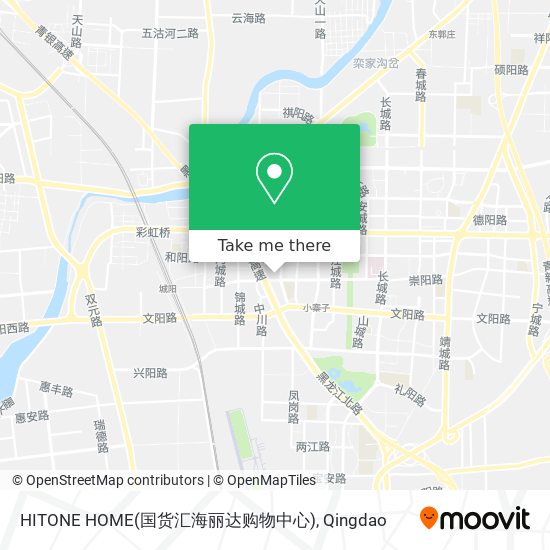 HITONE HOME(国货汇海丽达购物中心) map