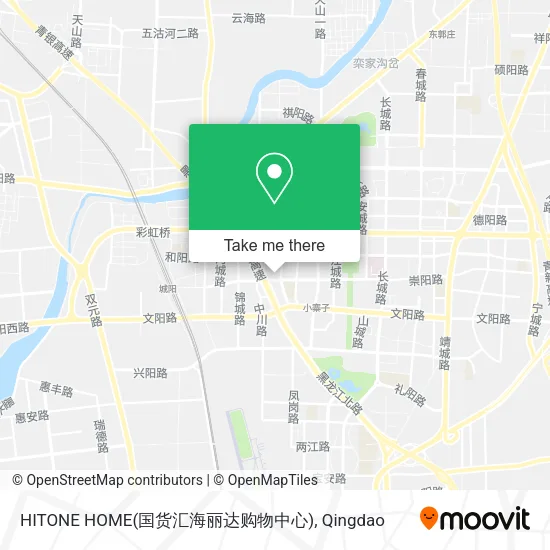 HITONE HOME(国货汇海丽达购物中心) map