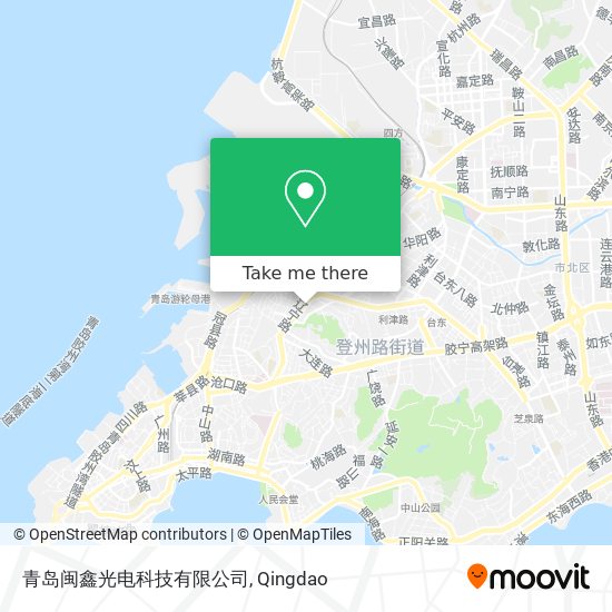 青岛闽鑫光电科技有限公司 map