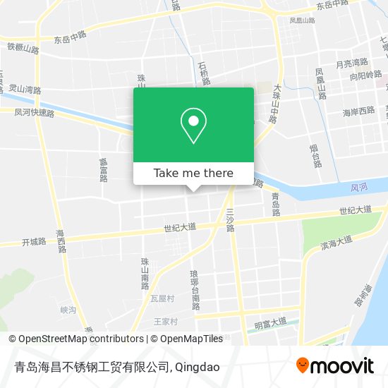 青岛海昌不锈钢工贸有限公司 map