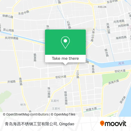 青岛海昌不锈钢工贸有限公司 map