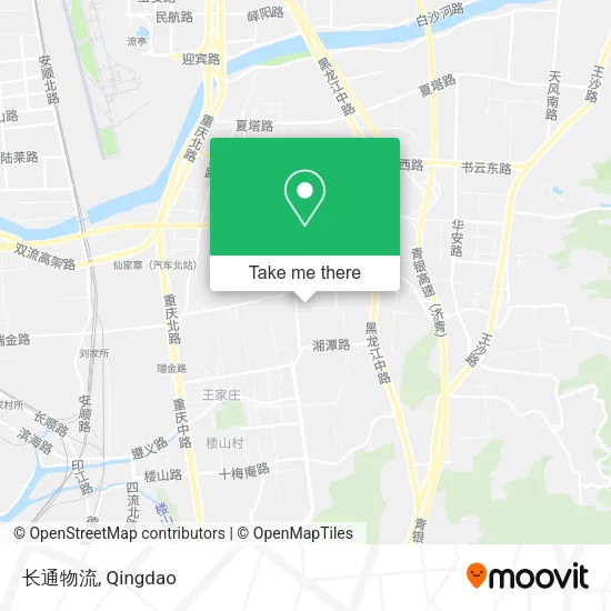 长通物流 map