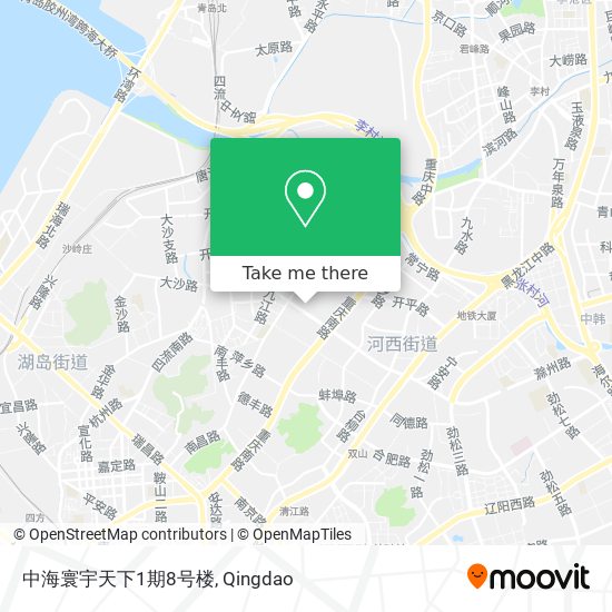 中海寰宇天下1期8号楼 map