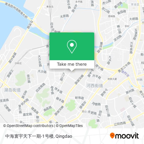 中海寰宇天下一期-1号楼 map
