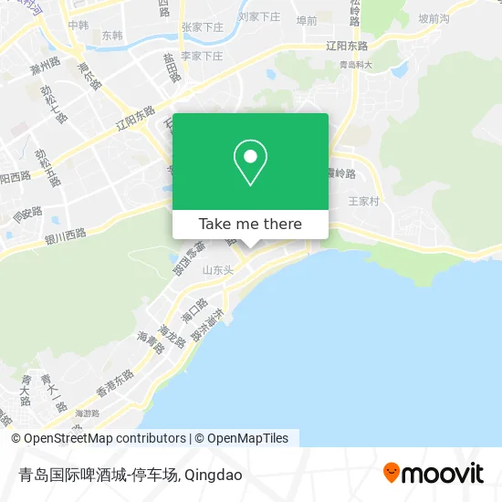 青岛国际啤酒城-停车场 map