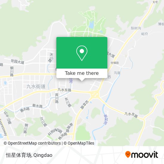 恒星体育场 map