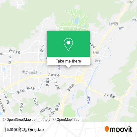 恒星体育场 map