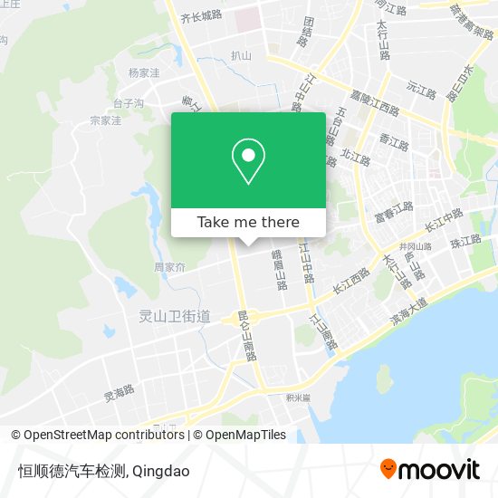 恒顺德汽车检测 map