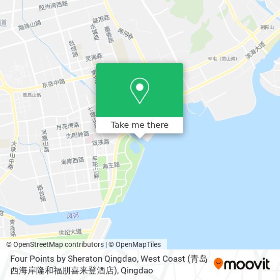 Four Points by Sheraton Qingdao, West Coast (青岛西海岸隆和福朋喜来登酒店) map
