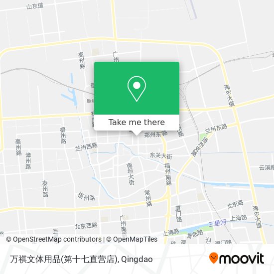 万祺文体用品(第十七直营店) map