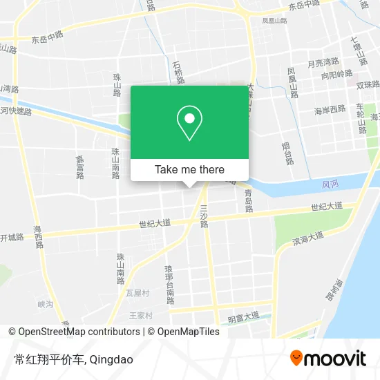 常红翔平价车 map