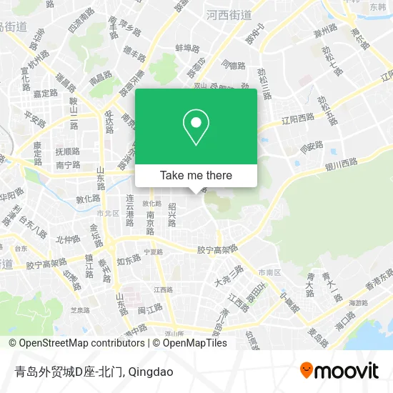 青岛外贸城D座-北门 map