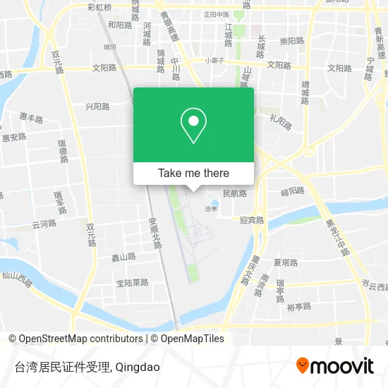台湾居民证件受理 map