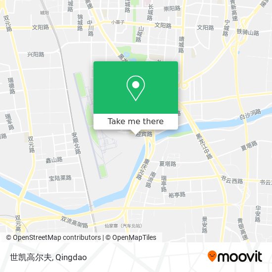 世凯高尔夫 map