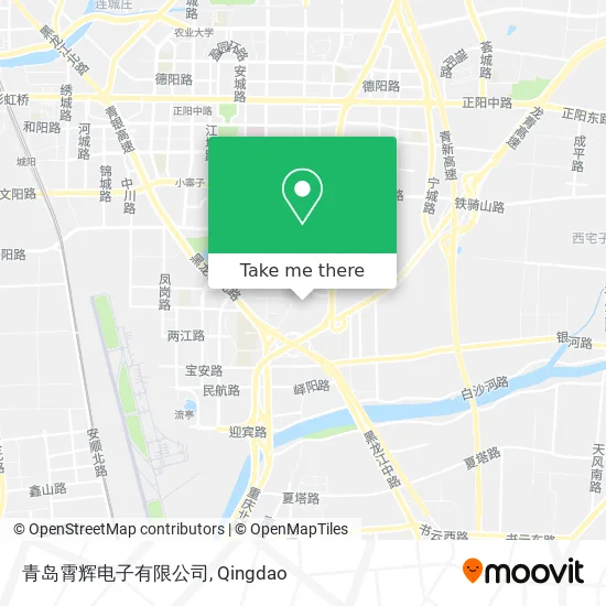 青岛霄辉电子有限公司 map